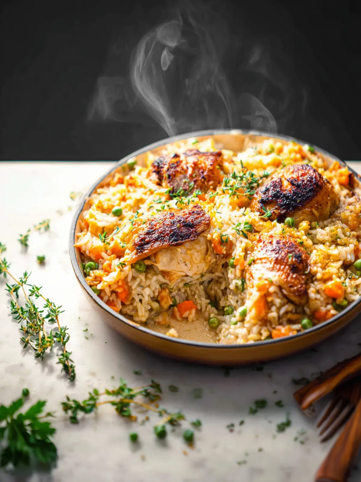 The Best Chicken Rice Casserole Recipe First Image