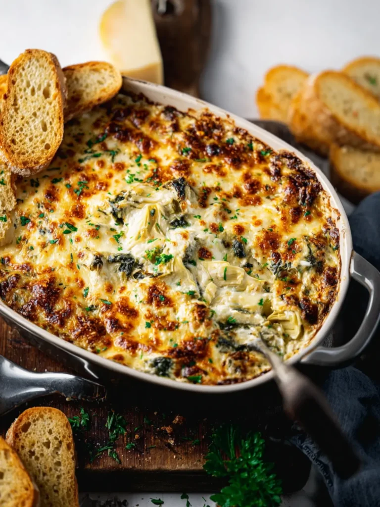The Easiest Spinach + Artichoke Dip Recipe First Image