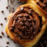Chocolate Chip Cinnamon Rolls First Image