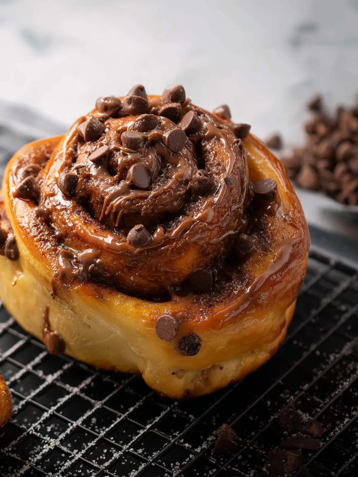 Chocolate Chip Cinnamon Rolls Third Image yygcio