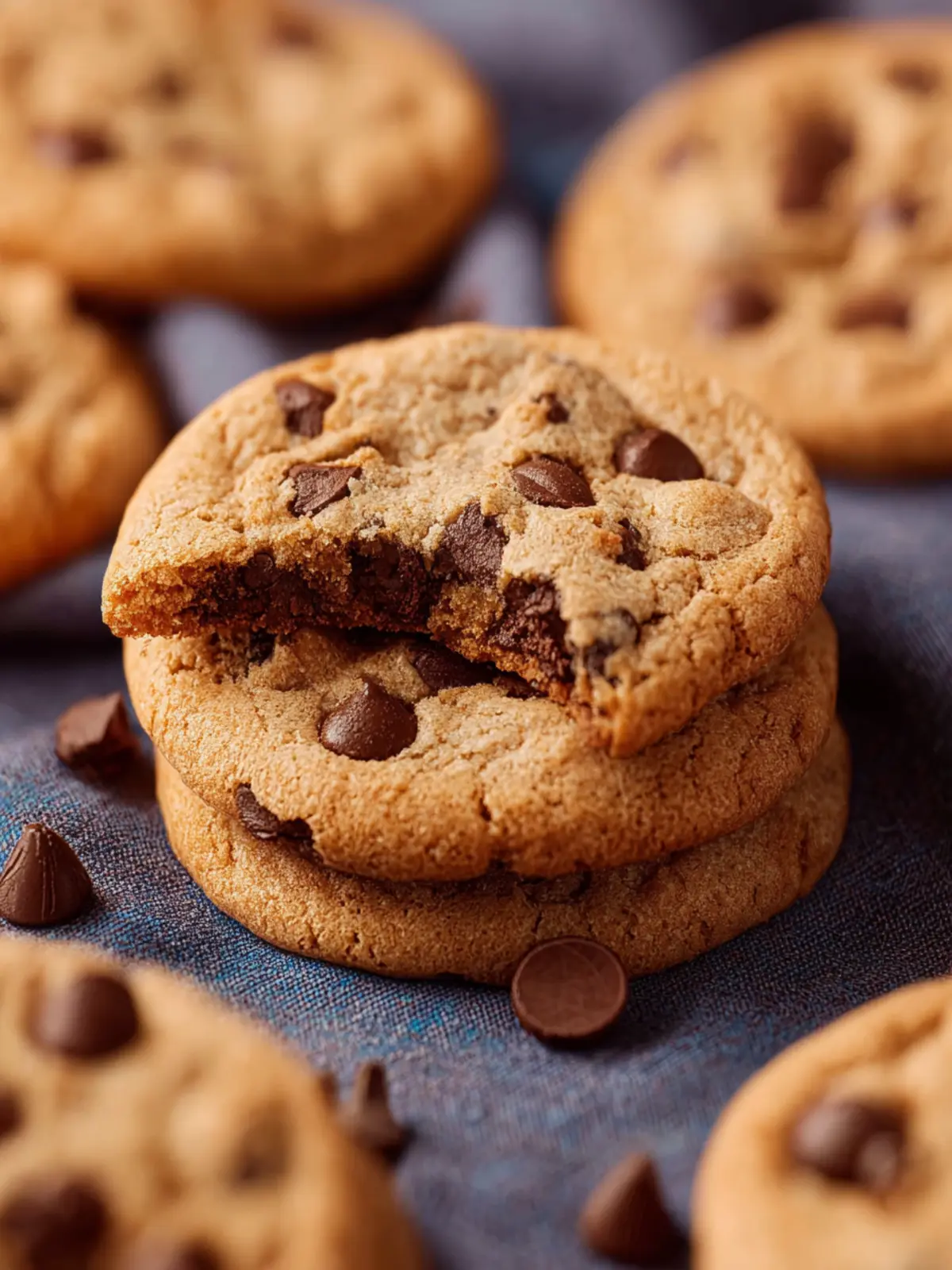 Eggless Chocolate Chip Cookies Third Image bboup9