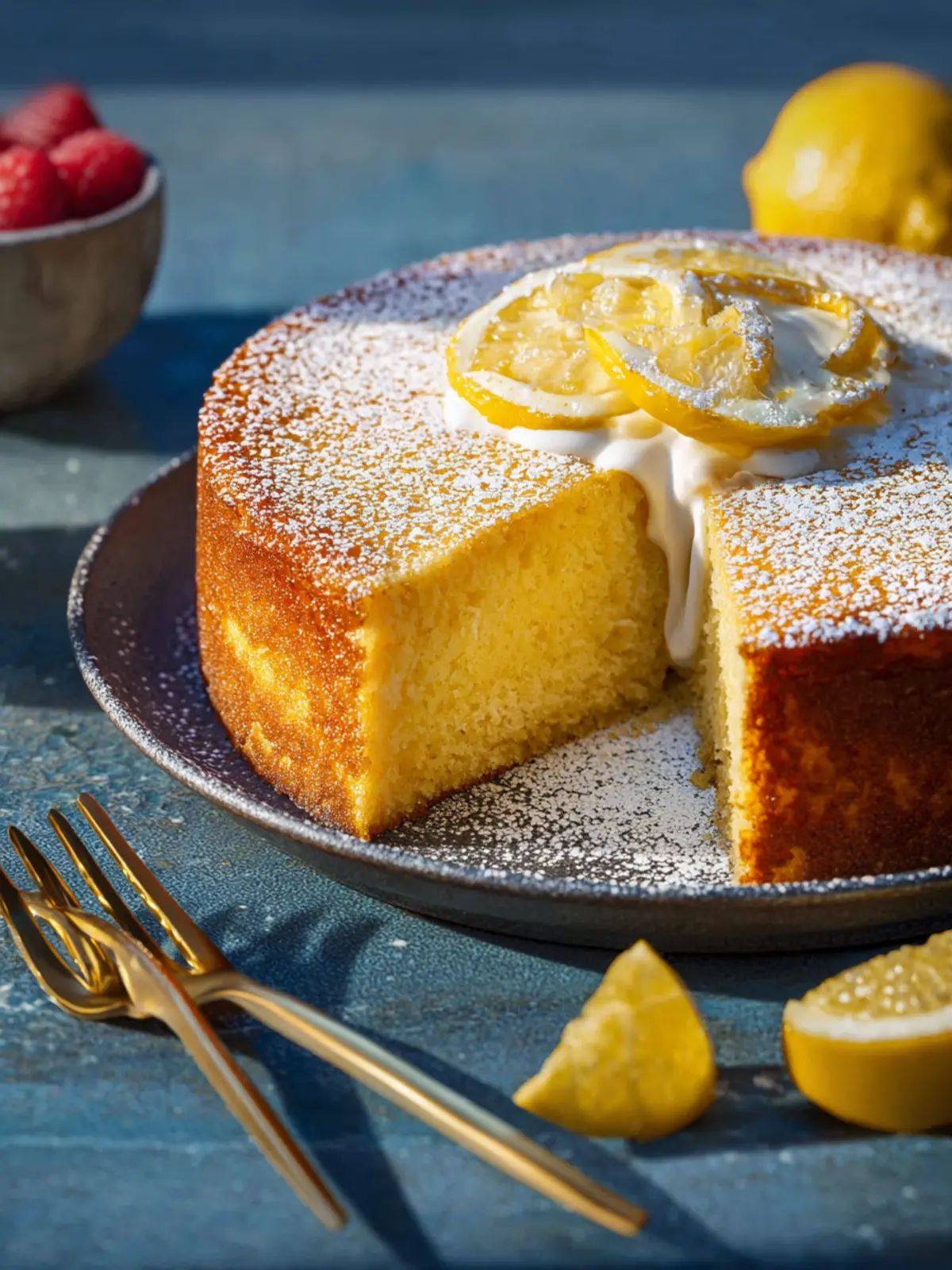 Lemon Ricotta Cake First Image