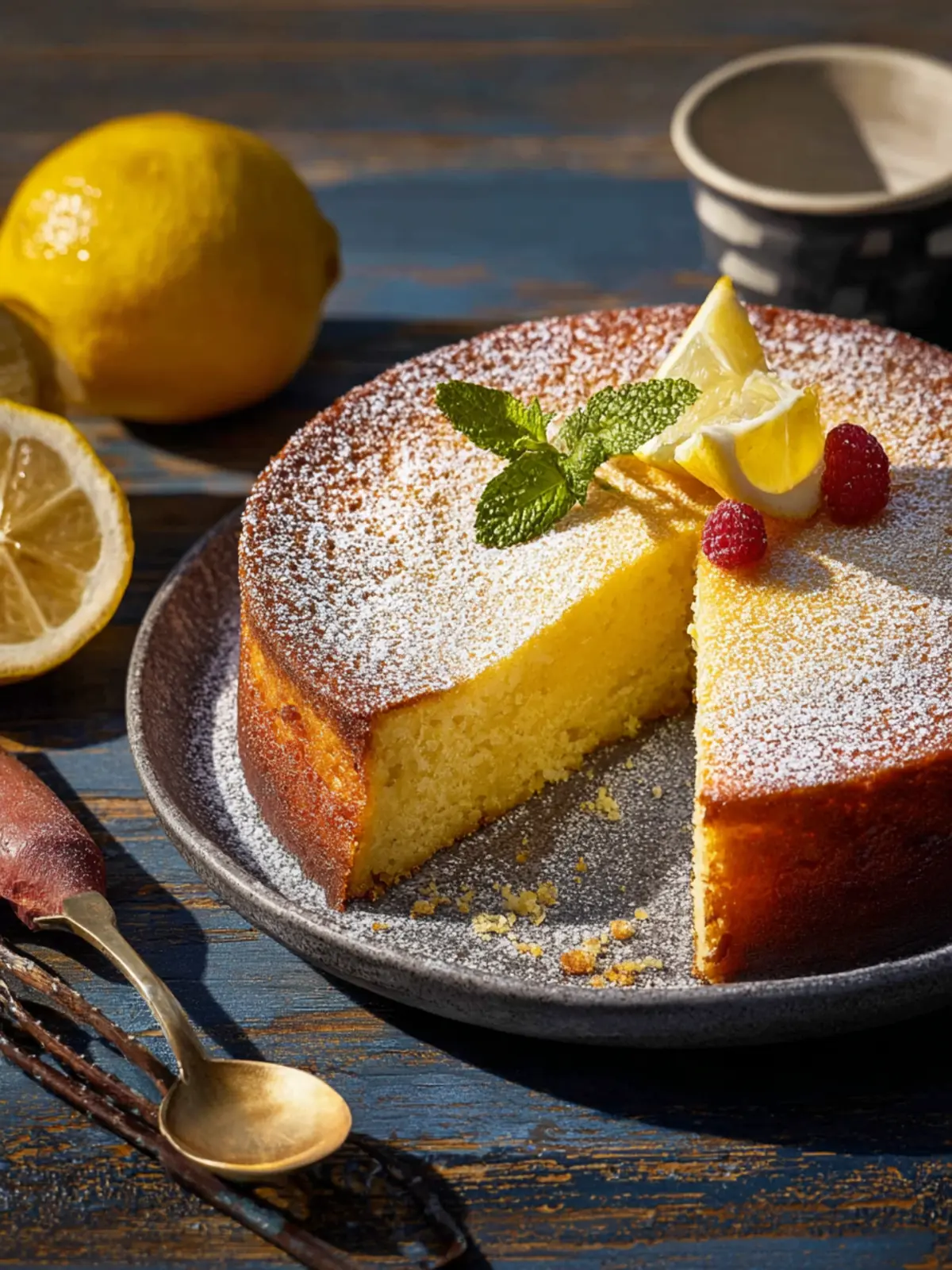 Lemon Ricotta Cake Fourth Image qrsdf0