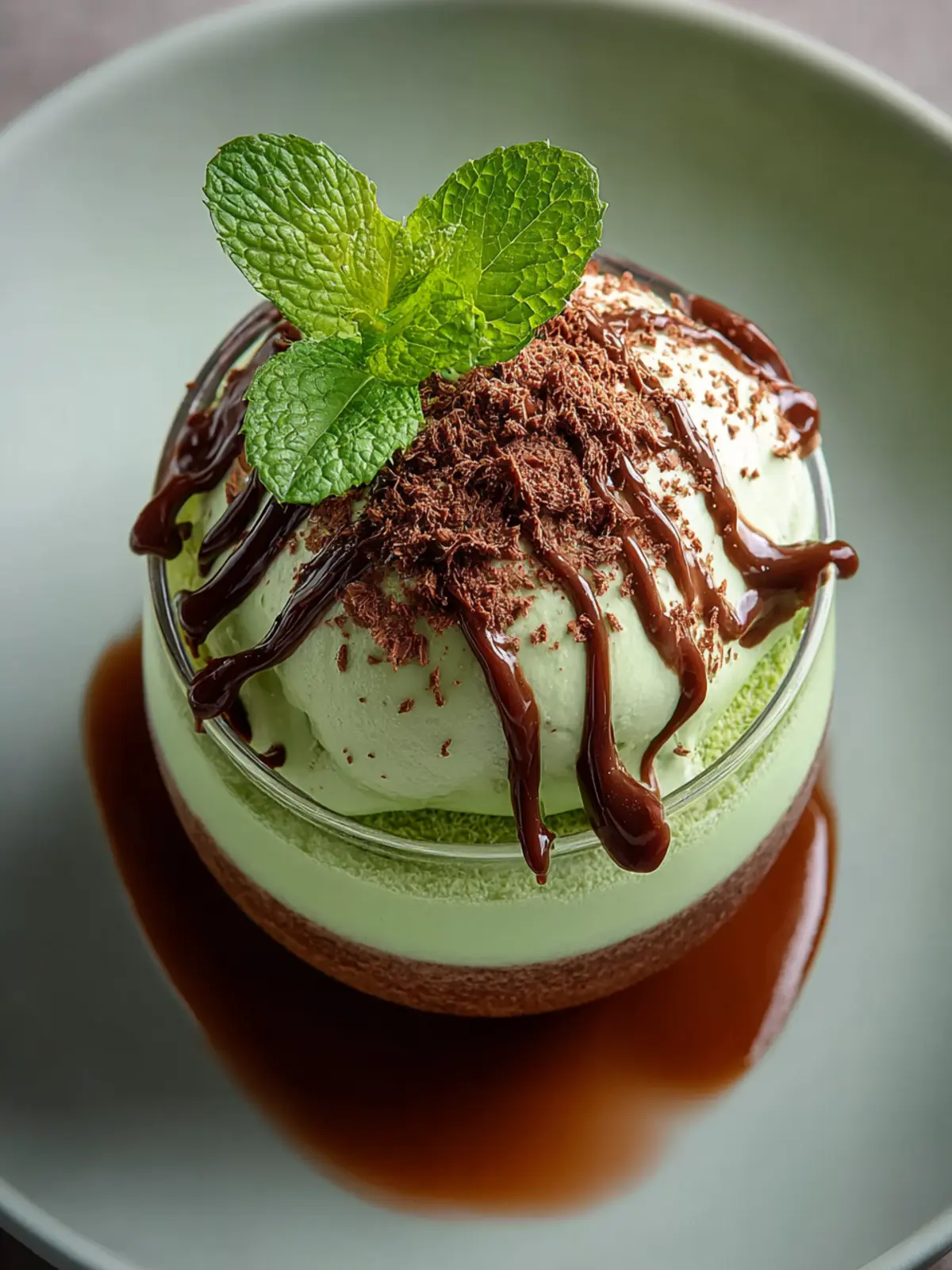 Mint Chocolate St Patrick s Day Mousse Second Image h9afv7