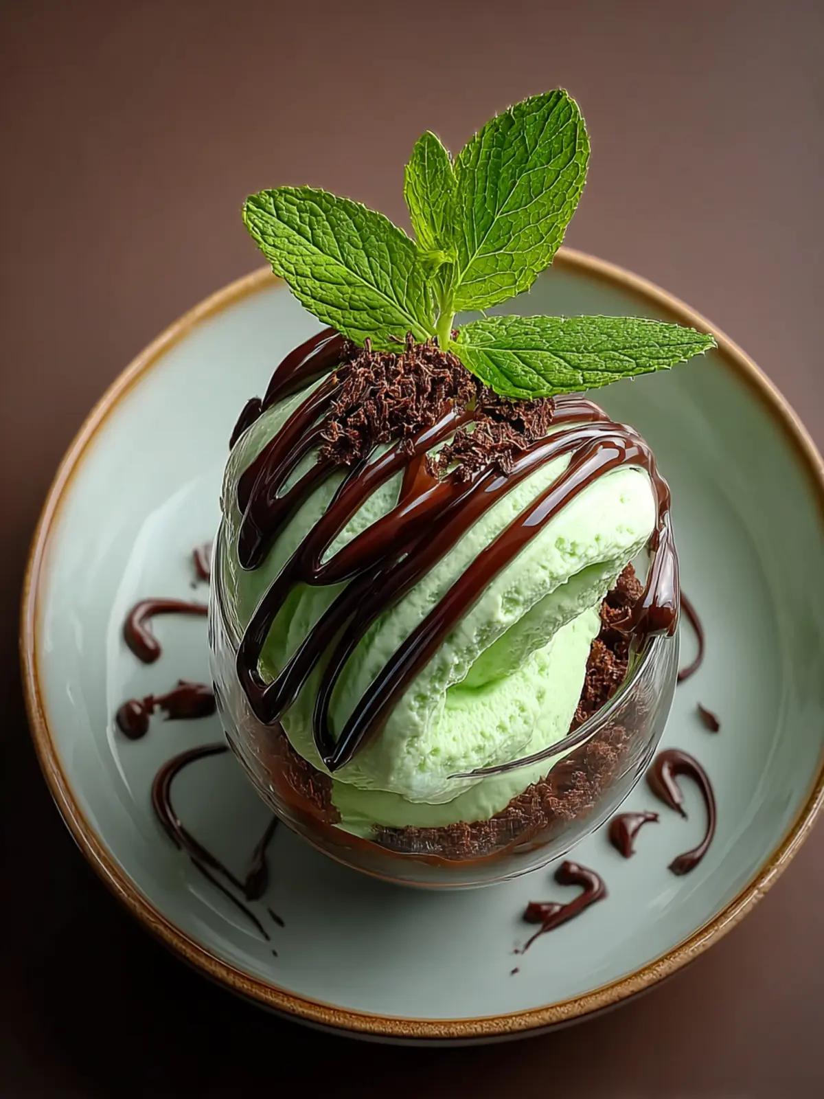 Mint Chocolate St Patrick s Day Mousse Third Image nywyh8