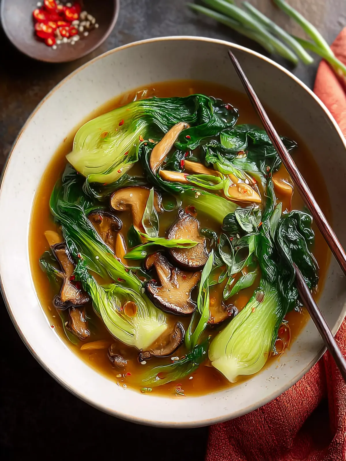 Vegetarian Bok Choy Miso Soup Fourth Image gveqqu