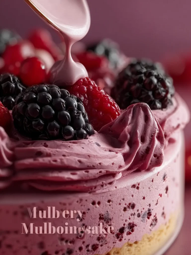 Mulberry Mousse Cake Filling: Indulgent Bliss for Your Cakes