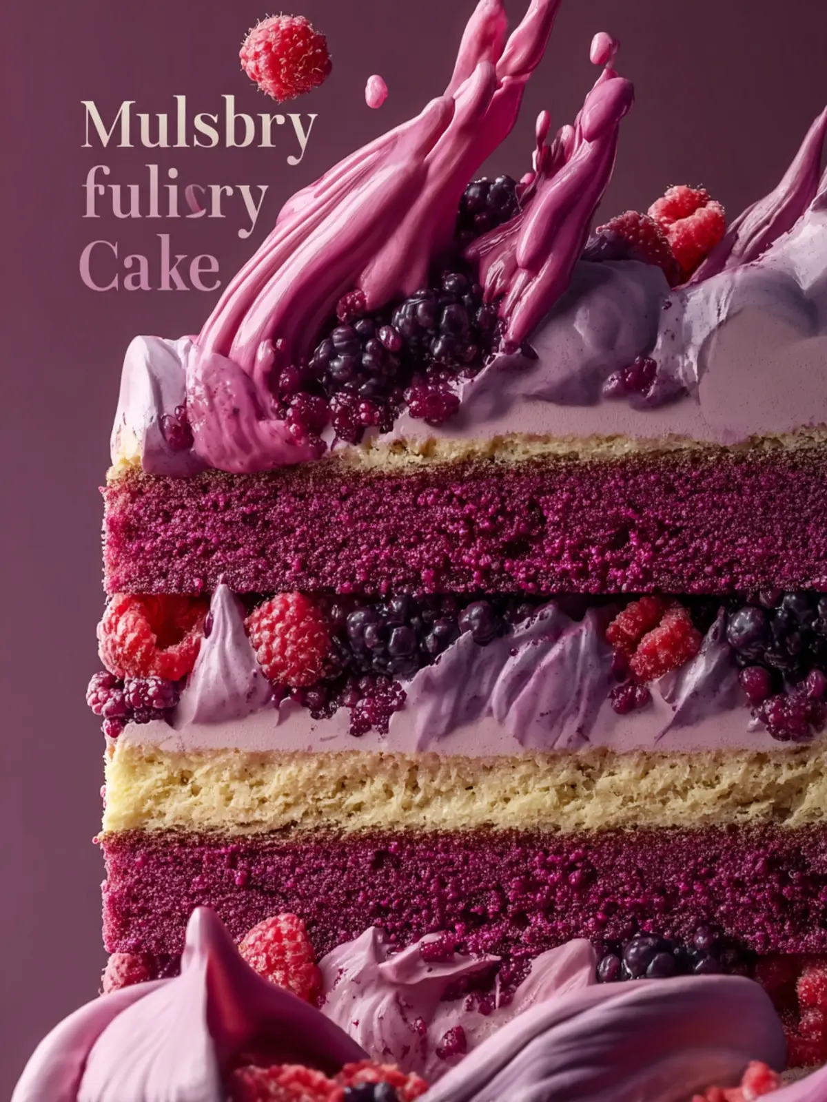 mulberry mousse cake filling Second Image mmyqyp