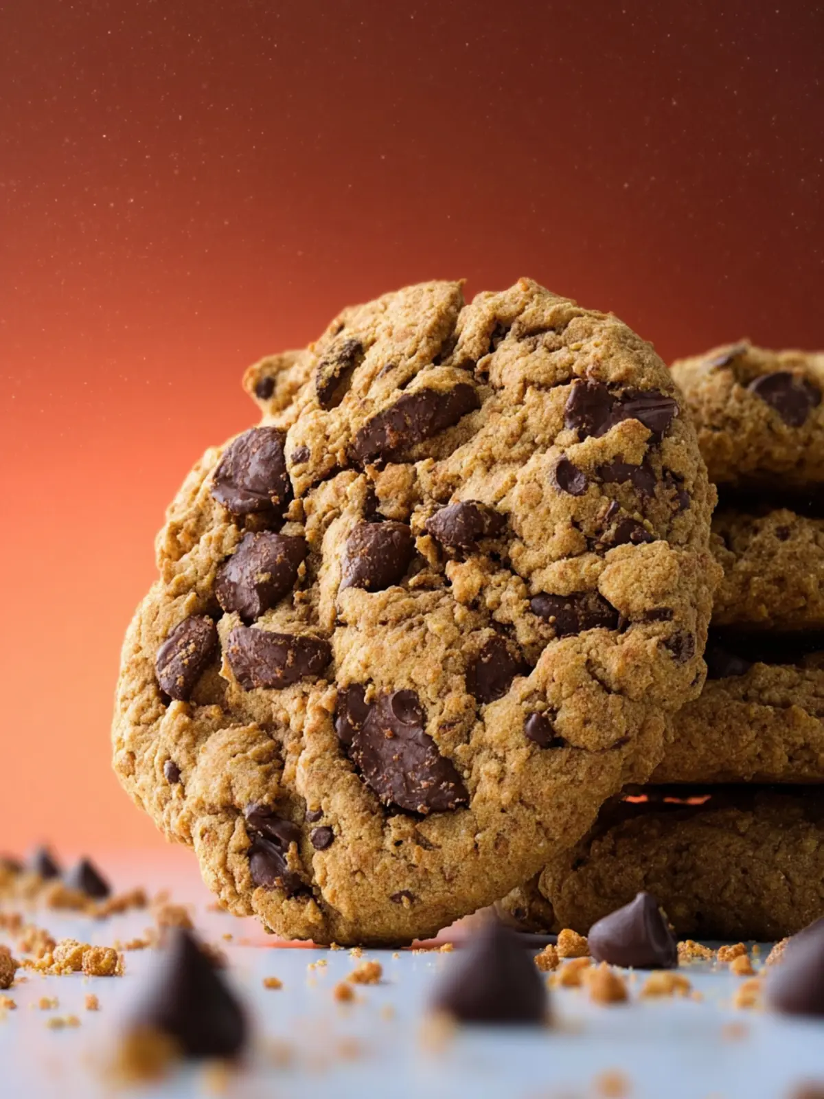 oat flour chocolate chip cookies First Image