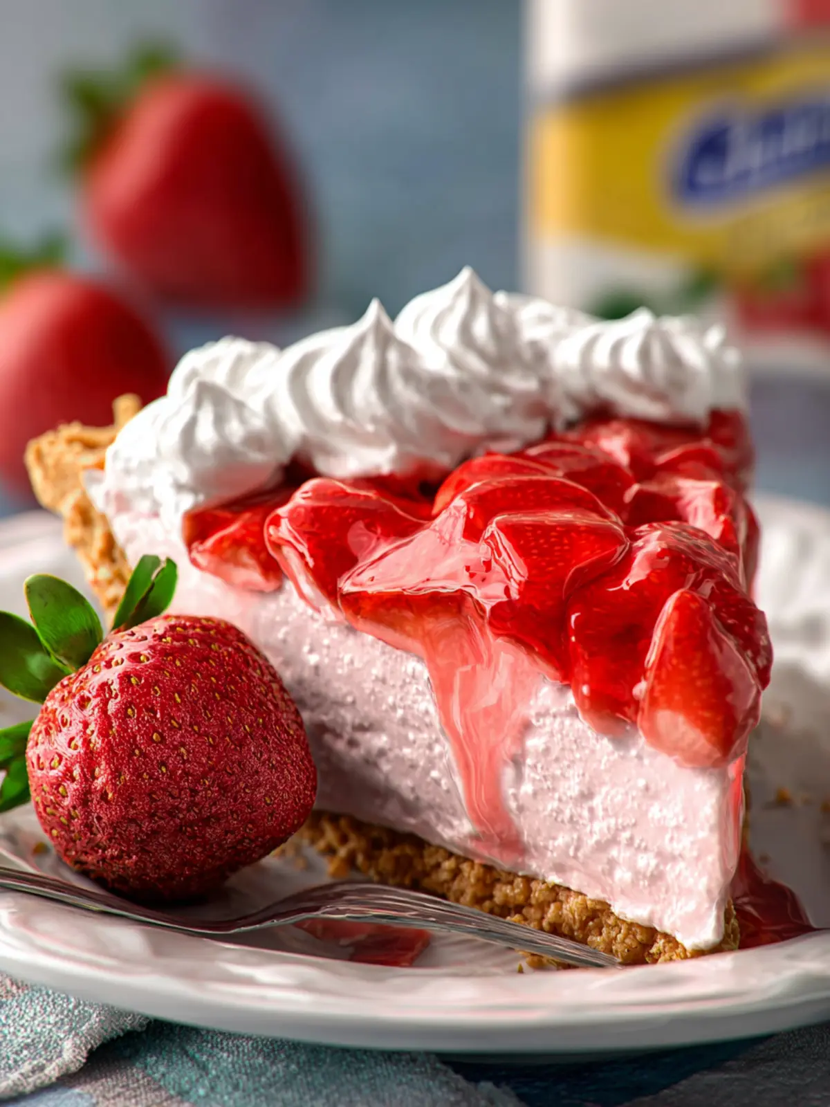 strawberry cream cheese pie Third Image pg9iop
